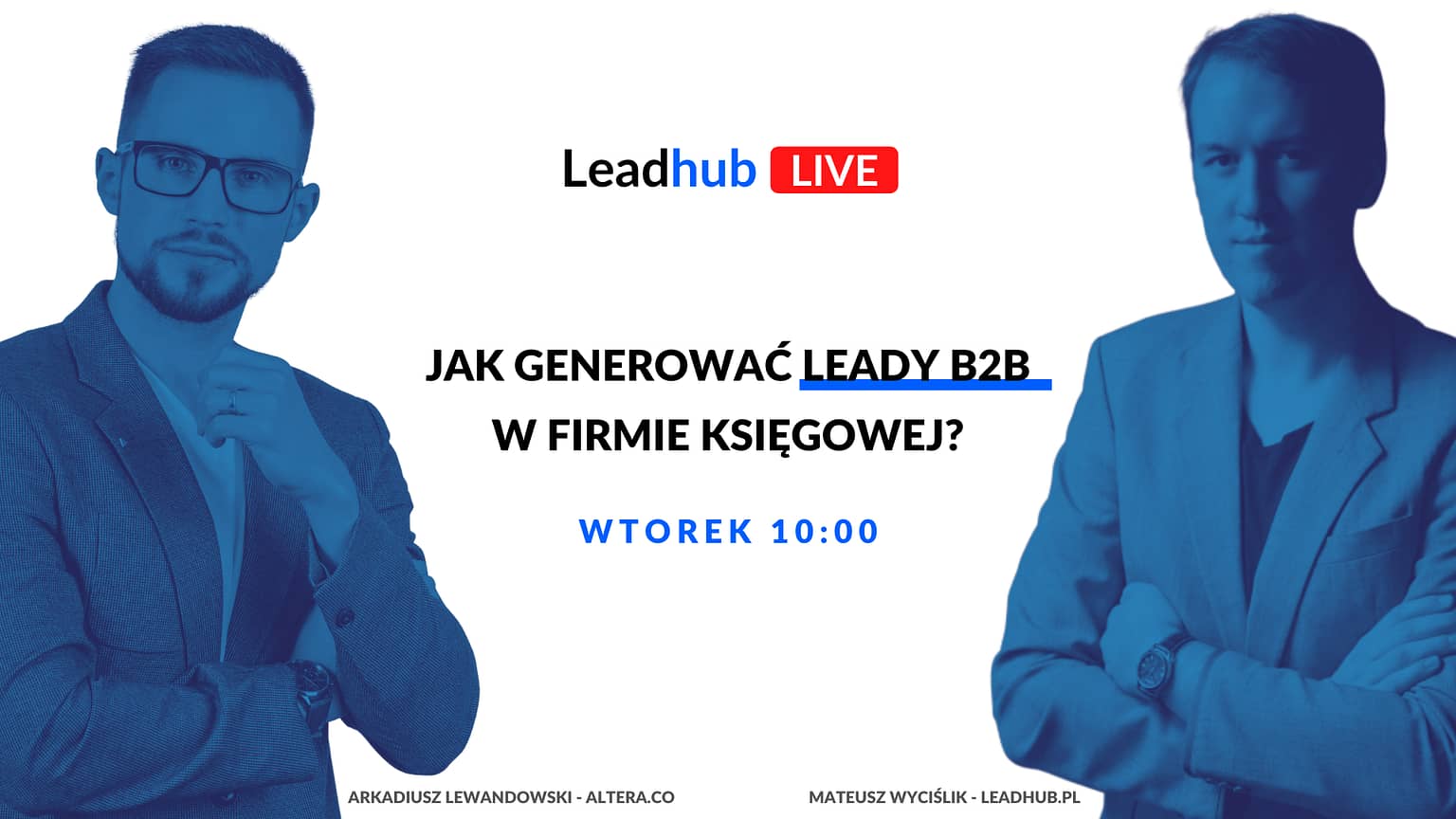 generowanie leadów B2B w branży księgowej - live